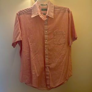 Sears Men’s Store striped short-sleeve dress shirt